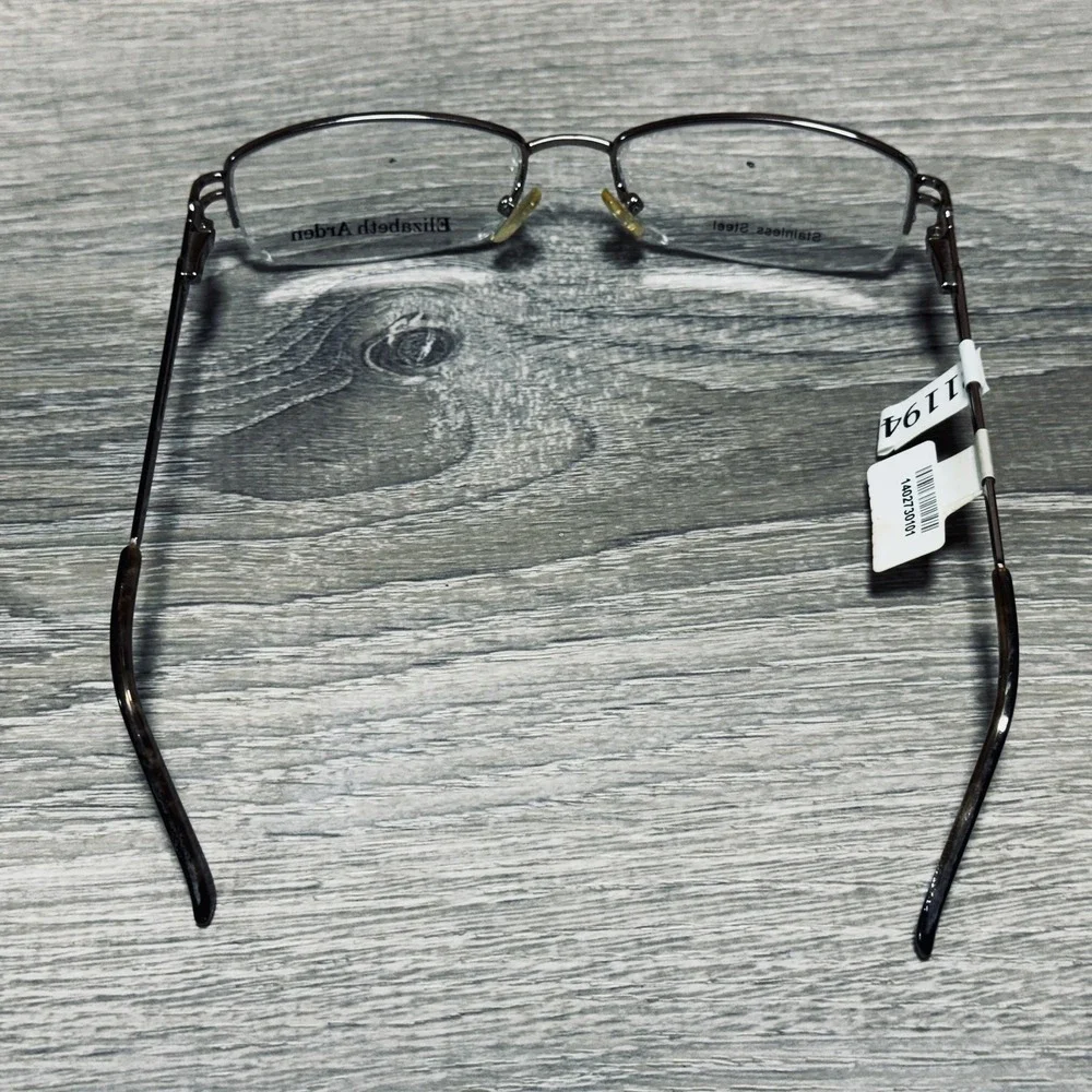 Elizabeth Arden EA 6015A-1 Eyeglass Frames 53-17-135 Brown Half Rim Tortoise
